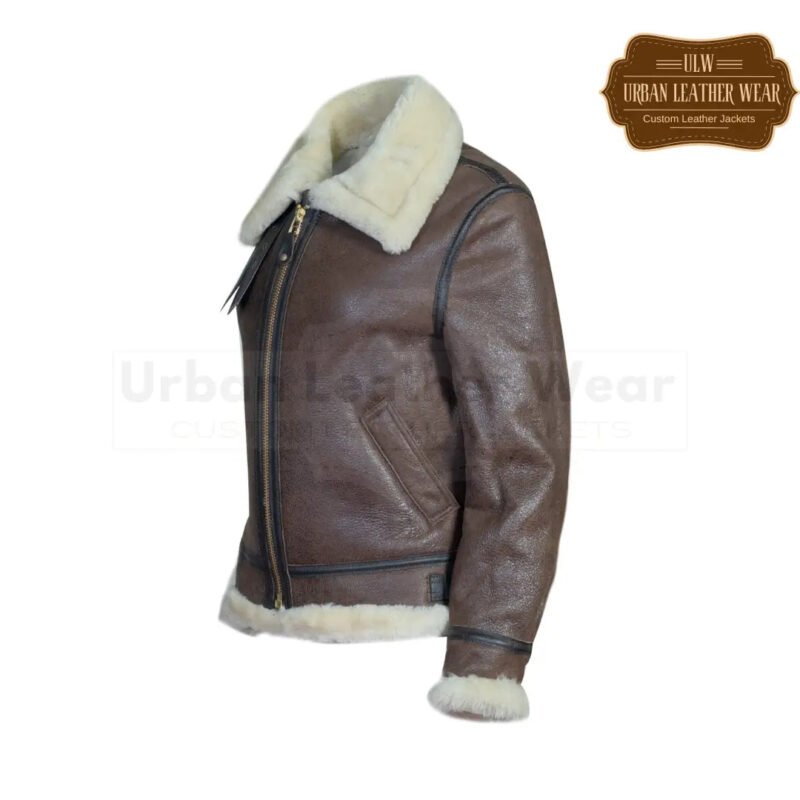 Women Original B3 Bomber Shearling jacket | Urban Leather Wear
