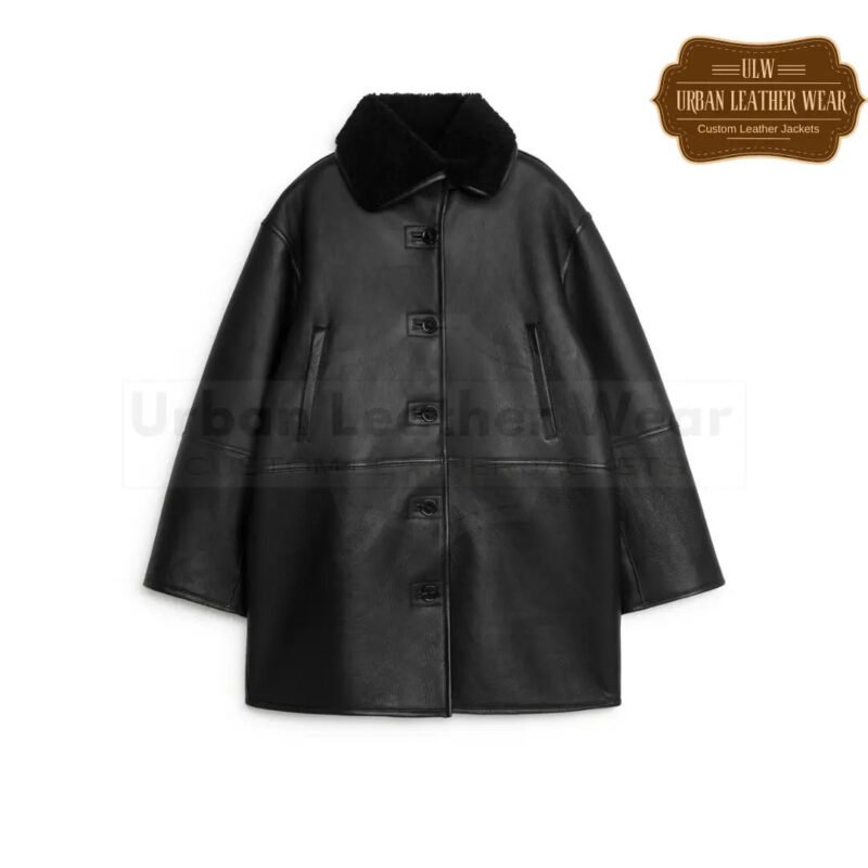Women Shearling Coat | Urban Leather Wear
