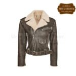 Women Shearling Jacket Vintage Coat | Urban Leather Wear