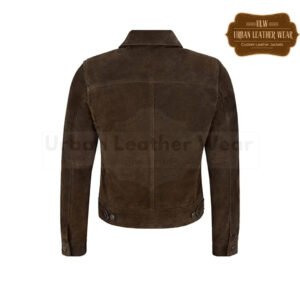 Women Trucker Real Suede Leather Jacket | Urban Leather Wear