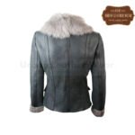 Women shearling aviator flying leather jacket | Urban Leather Wear