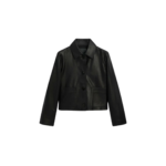 Women Black Leather Shirt With Pockets | Urban Leather Wear