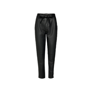 High Waisted leather Trousers