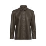 Oversized Leather Shirt Jacket | Urban Leather Wear