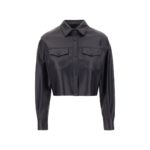 Women Nappa leather shirt | Urban Leather Wear