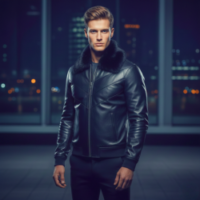 frontview of v bomber jacket front view of v bomber jacket