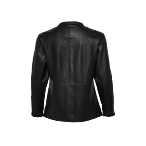 Black Leather Button Up Shirt Women | Urban Leather Wear