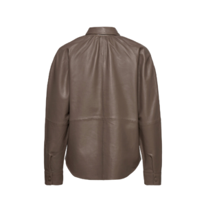 Women Leather Button Down Shirt | Urban Leather Wear