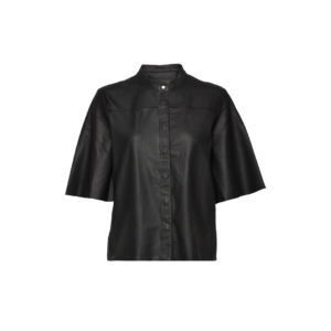 Women Leather Top - T-Shirt