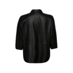 Ladies Leather Top Black | Urban Leather Wear